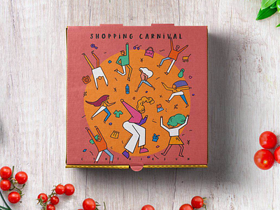 Shopping carnival design doodle flat／illustrations／ui／design／ illustration 图标 情感设计