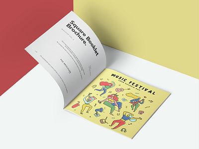 Music Festival Dribbble brochure design packaging design 平插图ui设计 情感设计 插图