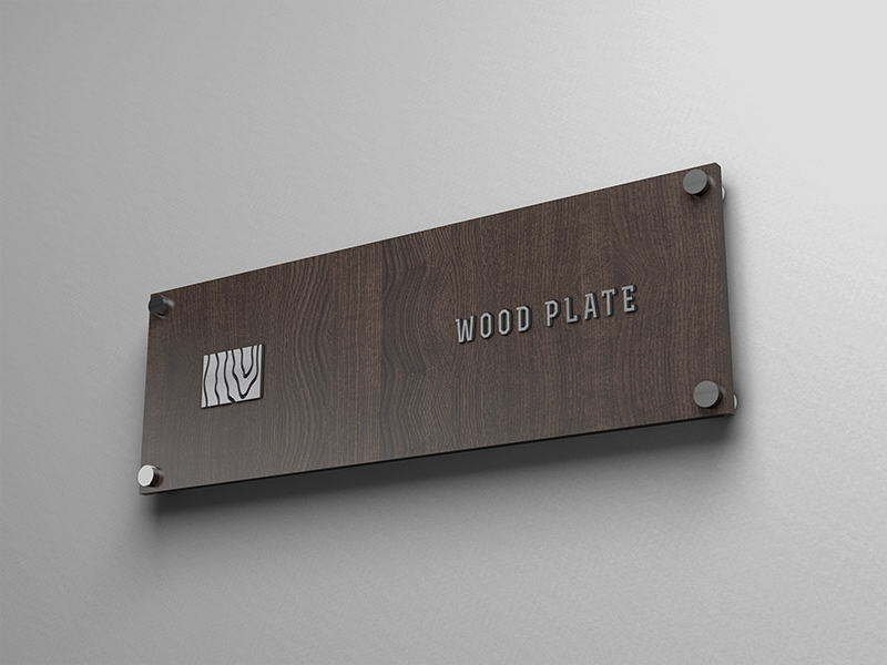 Download Wood Plates Mockup by Roman Listy on Dribbble