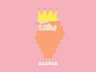 King Gaspar design illustration portrait