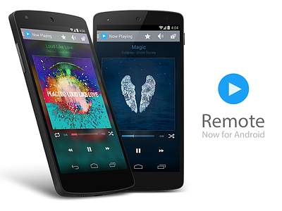 Remote + Android android app apple design iphone itunes mock up mock-up mockup remote