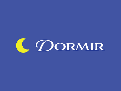 Dormir - Concept for the Pillow brand brand branding logo typography