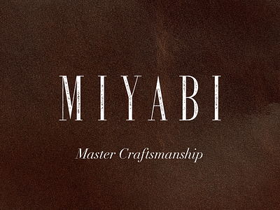 MIYABI - Condept for the Leather shoes brand