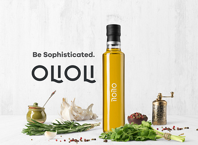 OLIOLI brand branding logo mockup typography