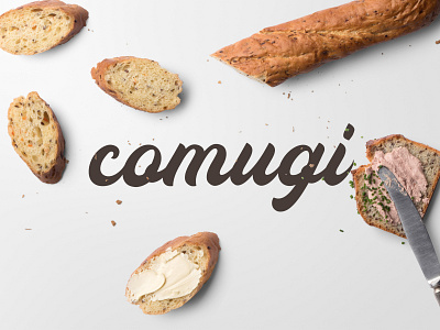 comugi brand branding logo typography