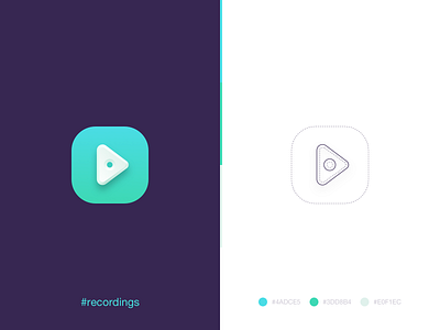 Recordings icon