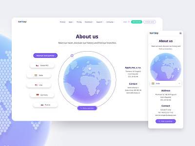 About us 2d about about us company contact country design earth icon illustration interface landing landingpage map mobile ui ux vector web world