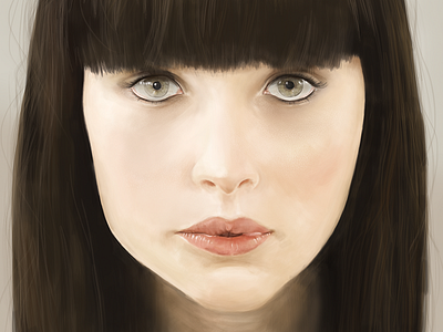 Actress actress drawing fan art illustration painting portrait