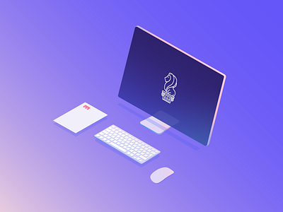 isometric web illustration