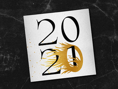 2021 2021 design fire gold illu illustration illustrator marble newyear print printdesign type typeface typography vector