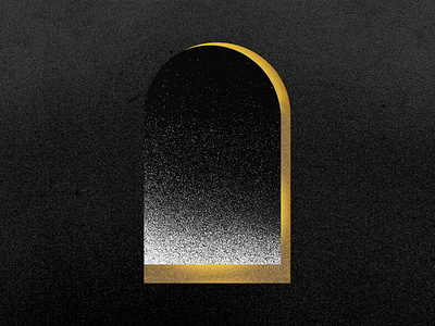 Window at night asleep atmosphere black dots gold illustration illustration art illustration digital illustrator mood night noise stars window