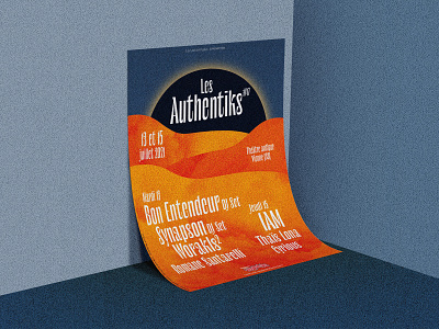 Festival les Authentiks / Poster