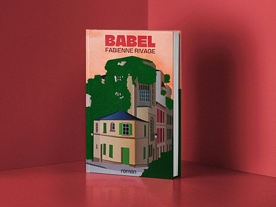 Babel book bookcover building design graphic design illu illustration illustrator print red