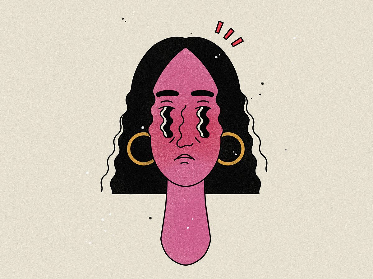 Squiggly face by Andrea Davalos on Dribbble