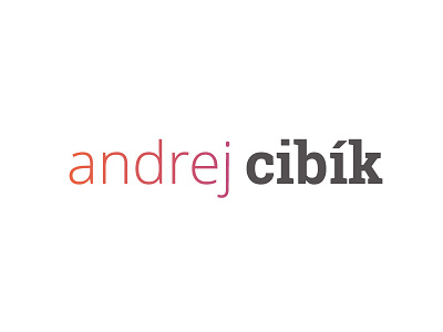 Andrej Cibik Logo logo personal