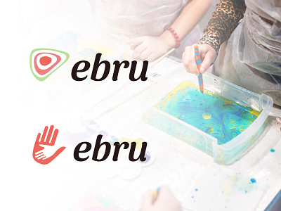 Logo Ebru - rejected variants logo logo design rejected