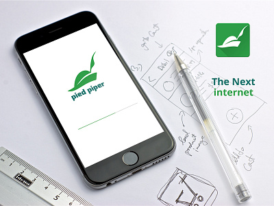 Pied Piper App - loading screen (Logo download) app icon download free download green pied piper colors pied piper download pied piper font pied piper icon pied piper logo silicon valley silicon valley show tv show