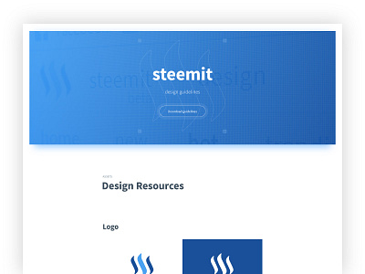 SteemitDesign.com - design guidelines