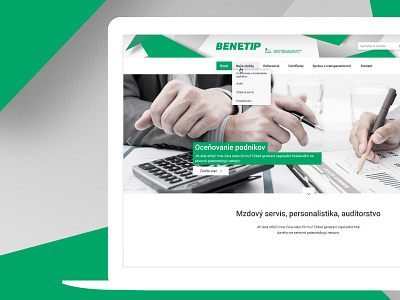 Benetip.sk - website for bussines auditing