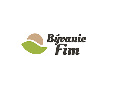 Bývanie Fim - development and real estate earth housing living logo real estate