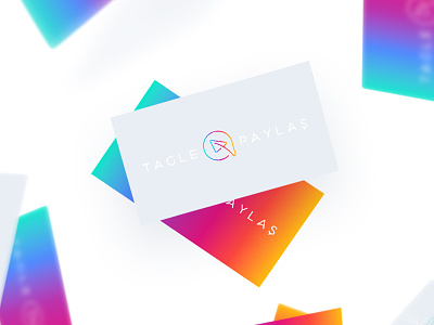 Tag'n Share Logo branding colorful design instagram logo minimal rainbow shared tag transition