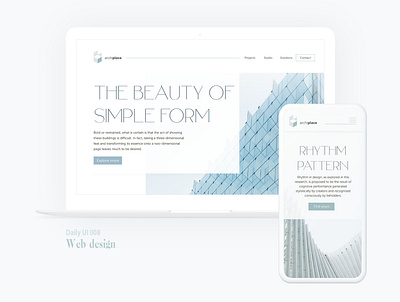 Daily UI project #008 branding design typography ux webdesign