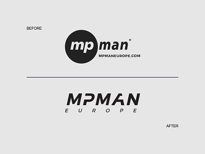 MPMAN logotype rebranding