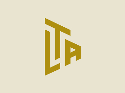 LTA logo exploration branding design font graphic design illustration l letter logo typography vector