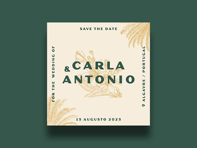 Save the date. branding design graphic design illustration vector