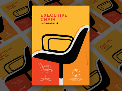 Design Poster - Pollock Chair chair design knoll pollock poster vector
