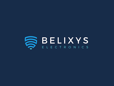 Belixys logo branding corporate design. design digital illustration internet of things iot service logo typography ui vector visual identity wifi