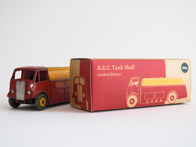 Dinky Toys packaging rebranding - Shell Truck pack by Pierre Lorimier ...