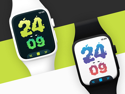 Daily UI Challenge :: 014 - Countdown Timer bubble green ios mobile smartwatch timer ui watch