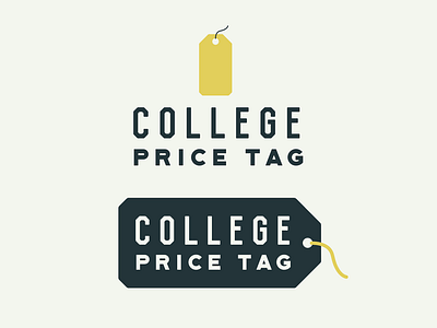 College Price Tag - Logo 2 college logo price tag