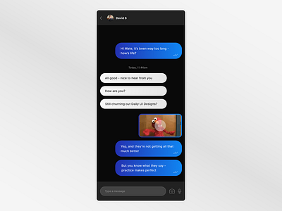 Daily UI - #013 - Direct Messaging dailyui