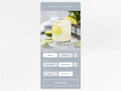 Daily UI - #033 - Customise dailyui