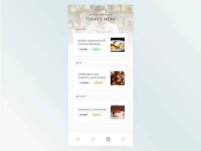 Daily UI - #040 - Recipe dailyui