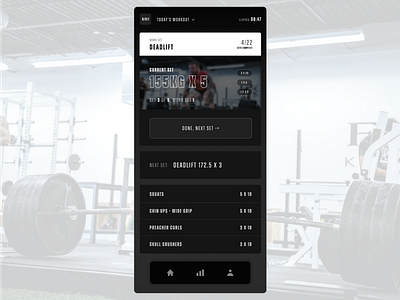 Daily UI - #041 - Workout dailyui