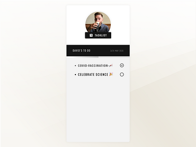 Daily UI - #042 - To Do dailyui