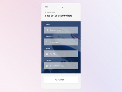 Daily UI - #068 - Flight Search dailyui