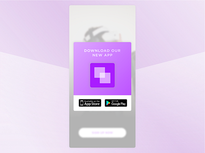 Daily UI - #074 - Download App dailyui