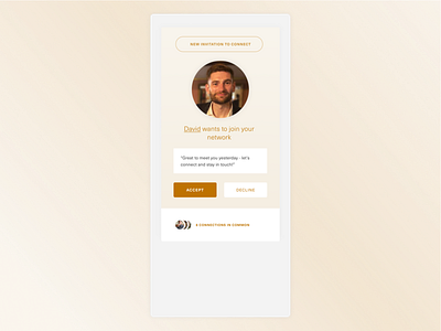 Daily UI - #078 - Pending Invitation