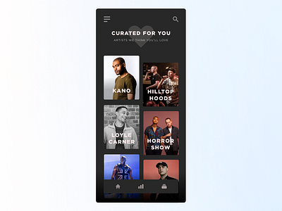 Daily UI - #091 - Curated for you