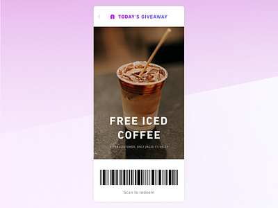 Daily UI - #097 - Giveaway