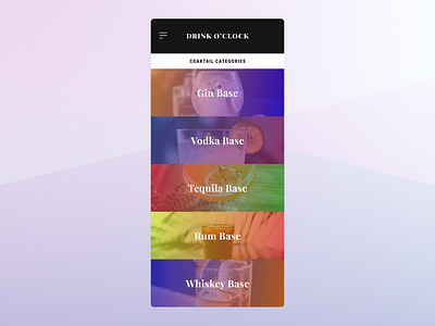 Daily UI - #099 - Categories