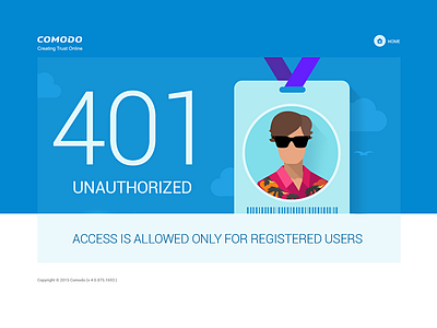 Error Page 401 401 error flat illustration man unautorized