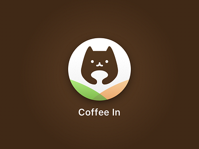 Coffee In app logo for Daily Ui 005 cat challenge coffee dailyui dailyui100 icon