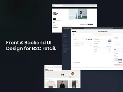 2894 Fashion Store backend ui