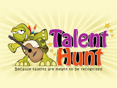 Talent Hunt Poster branding logo vector