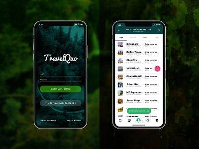 TravelQuo App design mobile app ui user experience ux wireframe